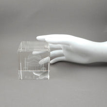 Load image into Gallery viewer, Tsinghua University Laser Etched Crystal Glass Cube Paperweight 3D Haidian, Beijing, China Souvenir