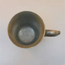Load image into Gallery viewer, Antique Belgian Flemish 1/2 Pint Pewter Mug Tankard R. Pompe Bruxelles Belgium