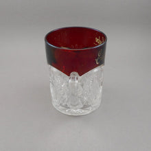 Load image into Gallery viewer, Antique 1899 Philadelphia PA Export Expo Souvenir Ruby Red Flash Glass Mug Cup