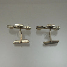 Load image into Gallery viewer, Vintage Sterling Silver Figural Cufflinks - Model T Ford, Antique Cars, Automobiles - Signed M