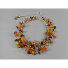 Load image into Gallery viewer, Vintage Natural Genuine Amber Polished Nugget Beads Necklace