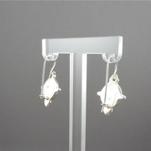 Load image into Gallery viewer, Vintage Southwestern Style Earrings Amber Sterling Silver Fine Gemstone Jewelry