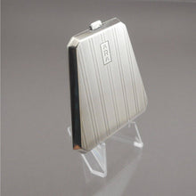 Load image into Gallery viewer, Antique 1920s Art Deco Sterling Silver Change Purse Coin Compact Case J E Blake