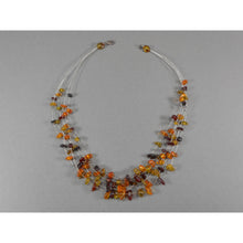 Load image into Gallery viewer, Vintage Natural Genuine Amber Polished Nugget Beads Necklace