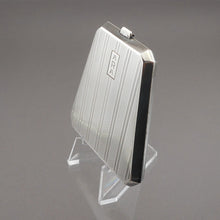 Load image into Gallery viewer, scrap - 122.33 - 11.5.25 - Excellent Antique / Vintage c 1920 Art Deco Sterling Silver Purse - Coin Change Compact Case - Signed J E Blake Hallmark