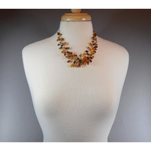 Load image into Gallery viewer, Vintage Natural Genuine Amber Polished Nugget Beads Necklace
