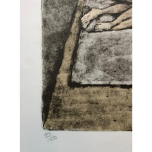 Load image into Gallery viewer, Federico Castellon Original Print - Lovers, 1965 - Color Lithograph, Signed and Numbered