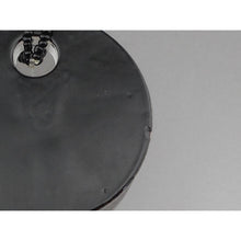 Load image into Gallery viewer, Vintage Handmade Murano Venetian Glass Disc Pendant - Black, White and Silver Foil - Estate Collection Jewelry