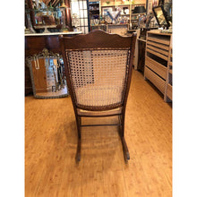 Load image into Gallery viewer, Victorian Era Antique Lincoln Style Rocker Rocker Chair Wood Caned Phila PA