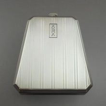 Load image into Gallery viewer, Antique 1920s Art Deco Sterling Silver Change Purse Coin Compact Case J E Blake