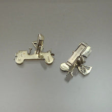 Load image into Gallery viewer, Vintage Sterling Silver Figural Cufflinks - Model T Ford, Antique Cars, Automobiles - Signed M