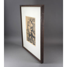 Load image into Gallery viewer, Judith Gutman Quat Original Print - Circa 1935 Signed Etching - Seated Woman and Child