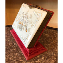 Load image into Gallery viewer, Antique Victorian Celluloid Photo Album with Velvet Stand for CDV Cabinet Cards