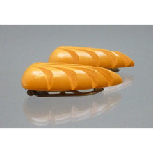 Load image into Gallery viewer, Pair of Vintage Dress Clips - Butterscotch Bakelite, Carved Leaves