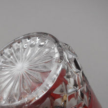 Load image into Gallery viewer, &quot;Tillie 1892&quot; - Antique Souvenir Ruby Stain Glass Mug - Victorian Etched Red Flash Pressed Glass Cup