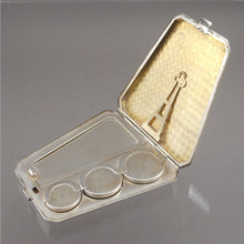 Load image into Gallery viewer, scrap - 122.33 - 11.5.25 - Excellent Antique / Vintage c 1920 Art Deco Sterling Silver Purse - Coin Change Compact Case - Signed J E Blake Hallmark