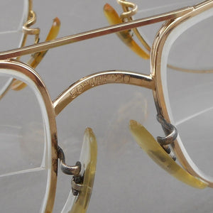 Lot 2 Vintage 1960 1970s Artcraft Eyeglasses 6 1/4 - 1 Pair is 12K Gold Filled