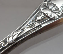 Load image into Gallery viewer, Antique Art Nouveau Repousse Sterling Silver Button Hook Webster Co Lily Flowers