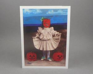 Peter Paone / Peacock Studio Fine Art Greeting Card - "Halloween"