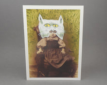 Load image into Gallery viewer, Peter Paone / Peacock Studio Fine Art Greeting Card - &quot;Kitty Cat&quot;