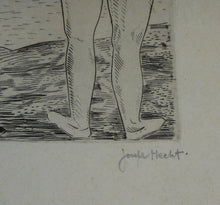 Load image into Gallery viewer, c 1920 Joseph Hecht &quot;Vendange&quot; (Grape Harvest) Engraving