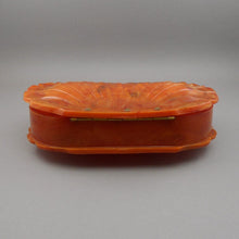Load image into Gallery viewer, Vintage circa 1950 Will Hardy Wilardy Marbled Lucite Plastic Purse Clam Shell Design