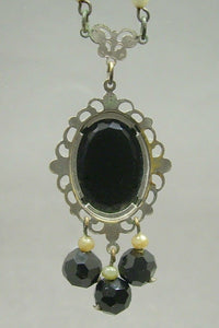 Antique Victorian Pietra Dura Necklace