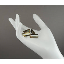 Load image into Gallery viewer, Vintage Art Deco David Andersen Cuff Links Double Sided Guilloche Enamel Sterling Silver Gold Cufflinks